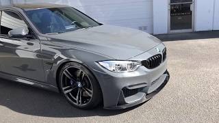 DTLRSHP 52  2017 BMW M3 Grigio Telesto looking ridiculously glossy with Opticoat Pro Ceramic [upl. by Filberto]