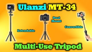 Ulanzi MT 34 Convertible Tripod  Full Review [upl. by Bentlee78]