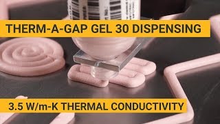 THERMAGAP™ GEL30 35 WmK Thermally Conductive Gel  Parker Chomerics [upl. by Akehsay]