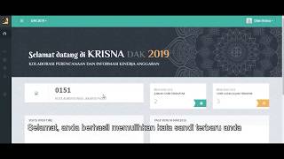 Aplikasi Krisna  Fitur Lupa Password dan Reset Password [upl. by Suaeddaht]