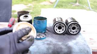 Honda 15400RBAF01 Oil Filters Comparison Mann Filter W6106 vs Bosch [upl. by Crissy]