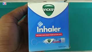 Vicks Inhaler  Helps Relieve Blocked Nose  Vicks Inhaler Uses Side effects benefits dosage Fayde [upl. by Patrica]