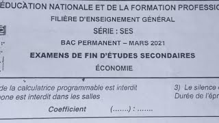 BAC Permanent 2021 SES ÉCONOMIE Calcul IDH démographie [upl. by Leroi]