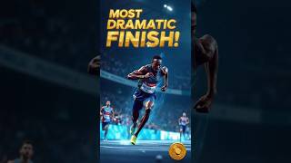 Noah Lyles won the most dramatic mens 100 metre in Olympic history [upl. by Remington]