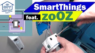 3 Way Switch Wiring with Two Smart Switches  SmartThings [upl. by Zischke]