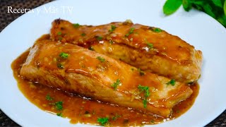 Salmón en Salsa Receta Súper Fácil y Deliciosa [upl. by Tennaj]