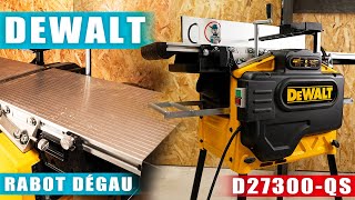 TEST ✅ DEWALT  Raboteuse dégauchisseuse  D27300QS  La pause café de BichonTV [upl. by Thorley950]