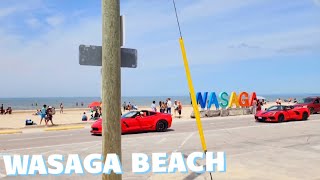 Explore Canada 🇨🇦  Wasaga Beach  Worlds Longest Fresh Water Beach  4K canada explore beach [upl. by Orit]