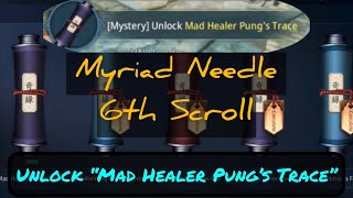 MIR4 Myriad Needle Scroll 6th “Mad Healer Pung’s Trace”  How to unlock 6th scroll Step by tep [upl. by Ennagroeg306]