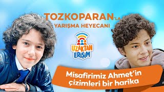 Misafirimiz Ahmetin Çizimleri Bir Harika  Bölüm  20 tozkoparan TRT uzaktanerisim yarışma [upl. by Florentia]