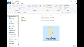 How to Fix AppData Folder is Missing in Windows 1087 [upl. by Theobald588]