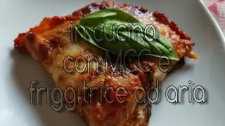 FRIGGITRICE AD ARIA  PARMIGIANA DI MELANZANE FRITTE CON STACCA TEGLIE HOME MADE [upl. by Yuri14]