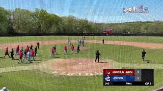 VIKINGS BASEBALL vs Mineral Area Cardinals  42124 Game 1 [upl. by Amoihc]