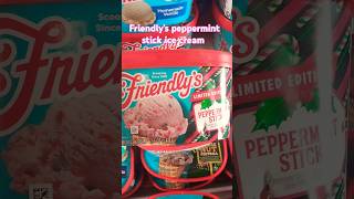 Friendlys peppermint stick ice cream 🤍❤️ friendlys icecream christmas foodie peppermint yum [upl. by Branch]