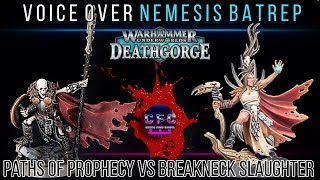 GODSWORN HUNT VS SEPULCHRAL GUARD  Nemesis Battle Report  Warhammer Underworlds Deathgorge [upl. by Gault]