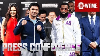 Pacquiao vs Broner Fight Week Press Conference  SHOWTIME PPV [upl. by Afra]