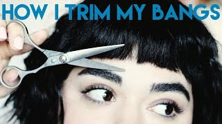 How to Trim Your Own Bangs [upl. by Kella]