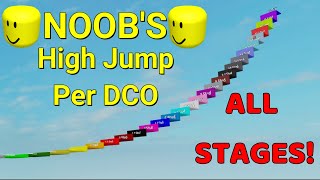 Noobs High Jump Per Difficulty Chart Obby [upl. by Ben]