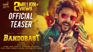 Bandobast  Official Teaser  Suriya Mohan Lal Arya  K V Anand  Harris Jayaraj  Subaskaran [upl. by Larrabee]