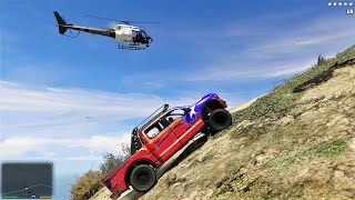 GTA 5  BEST CAR  POLICE CHASE CARACARA 4X4 [upl. by Annawt]