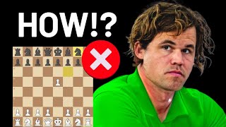 Carlsen Breaks Every Rule Then Wins In 28 Moves [upl. by Ardnoik]