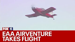 2023 EAA AirVenture takes flight in Oshkosh  FOX6 News Milwaukee [upl. by Anatollo]