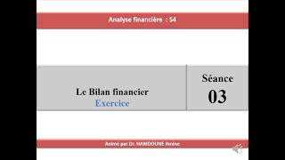 Analyse financière Exercice sur le Bilan financier [upl. by Tomasz]