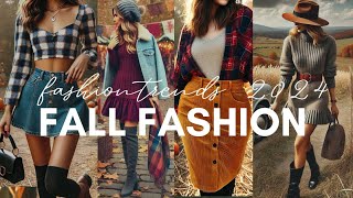 Fall Fashion Outfits  Autumn Fashion Trends 2024 [upl. by Ermina]