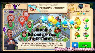 Township 21v Helicopter Orders Hack Completed All Order GameGuardian Nox Emulator English Tutorial [upl. by Esmond]