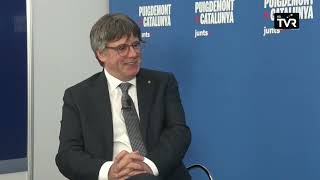 ENTREVISTA A CARLES PUIGDEMONT [upl. by Broderick583]