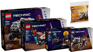 All LEGO Technic Space sets 2024 CompilationCollection Speed Build [upl. by Garin]