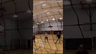 This Diving Save 🤯 volleyball volleyballplayer volleyballworld haikyuu sports gopro vball [upl. by Asillim]