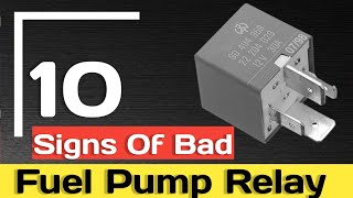 BAD FUEL PUMP RELAY SYMPTOMS [upl. by Free521]