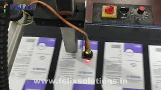 Ci5500  Citronix Continuous Inkjet Printer coding on Pharma mono carton [upl. by Ragouzis]