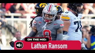 Ohio States Lathan Ransom on defending Oregons wide receivers [upl. by Mcnutt]