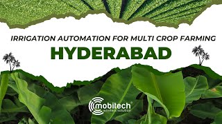 Irrigation automation for Multi crop farming at Hyderabad mobitech smartfarming agriculture [upl. by Ada]