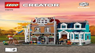 LEGO instructions  Creator Expert  10270  Bookshop Book 2 [upl. by Verlie]