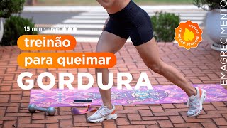 Treino de 15 minutos que queima mais do que 1 hora de caminhada  emagrecimento  Carol Borba [upl. by Ttiwed440]