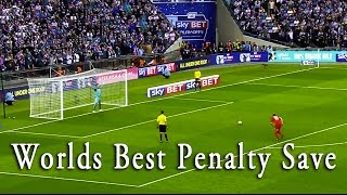 The Worlds Best Goalkeeper Penalty Save  Wait for it [upl. by Akienaj145]