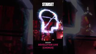 STARSET  DEVOLUTION  Chorus Shorts  Live  Hamburg 28102024 [upl. by Drallim420]