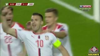 Portugal Vs Serbia 11  Ronaldo Injury  Highlights amp Goals Euro 2019 [upl. by Analrahc]