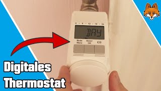 Digitales Thermostat anschließen und einstellen  Heizkosten sparen 🔥 [upl. by Ajna853]