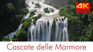 Cascate delle Marmore 4k waterfall marmore in italy [upl. by Clapper344]