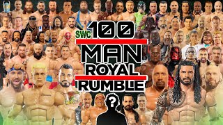 100Man Royal Rumble WWE Action Figure Match FULL MATCH 100K Subscriber Special [upl. by Lehcem]