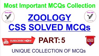 Zoology css solved mcqs Part 5 spexin mcqs zoology solved mcqs for CSSFpsc CSS [upl. by Nuahsed]