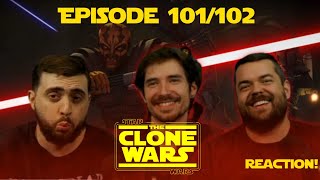 MAUL ON THE MOVE The Clone Wars 101102 Revival Eminencequot Reaction [upl. by Ahsimal579]