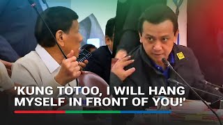 Chaos as enraged Duterte nearly throws mic at Trillanes over bank accounts  ABSCBN News [upl. by Aerdnac2]