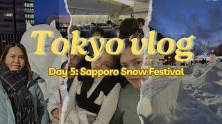 Tokyo Vlog Day 5  Sapporo Snow Festival [upl. by Tomas]