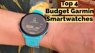 Top 4 Best Budget Garmin Watches in 2024 [upl. by Brent664]