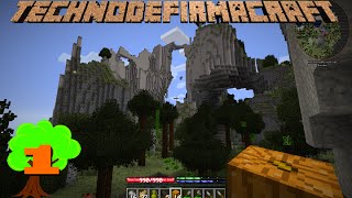 TechnodeFirmaCraft LP  Ep1 Sticks and Stones [upl. by Hitt]